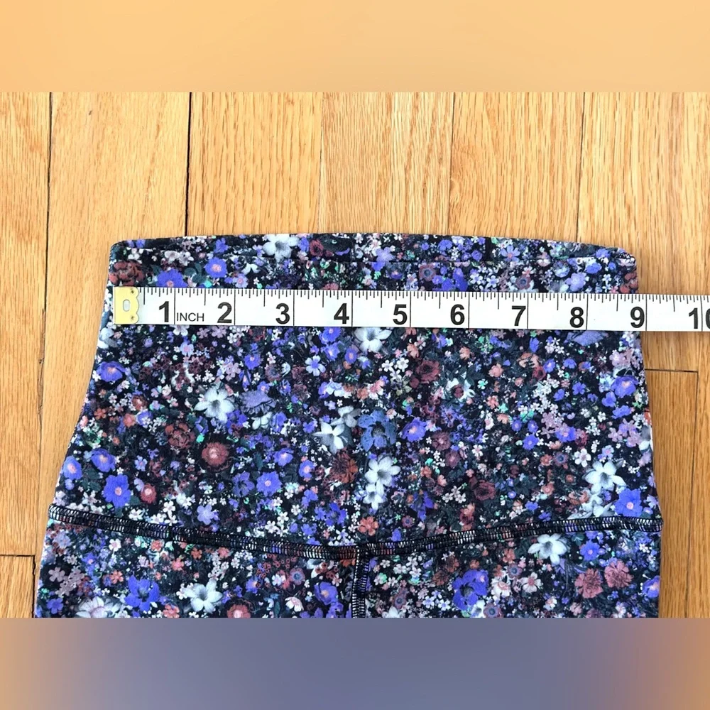 Lululemon Align High Rise Crop 23” Flower Burst Multi size 0